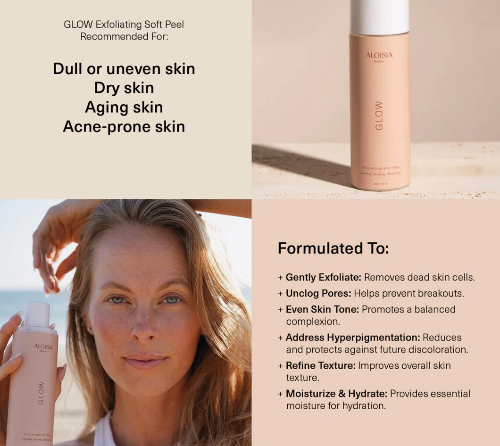 GLOW Exfoliating Soft Peel by Aloisia Beauty