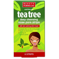 BEAUTY FORMULAS Tea Tree Tisztító orrcsíkok, 6 db