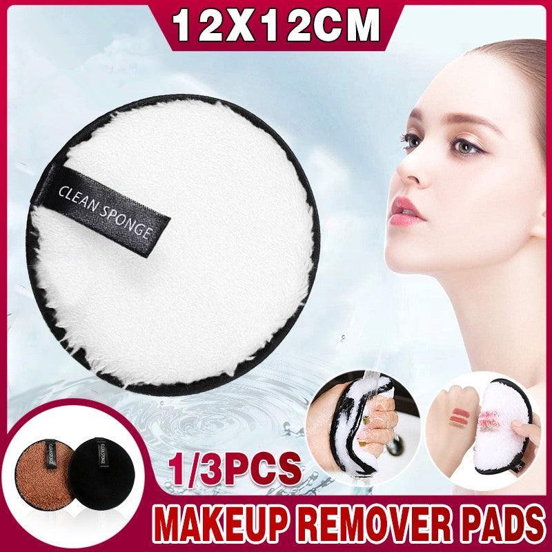 1/3X Reusable Microfiber Makeup Remover Pads